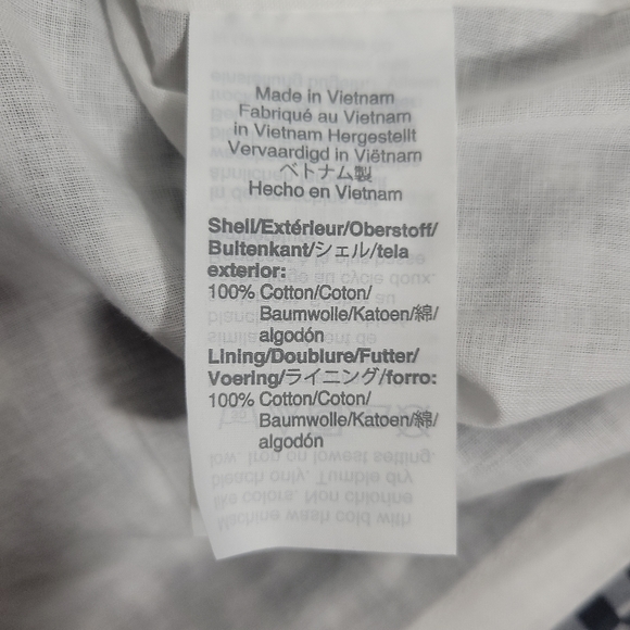 J. Crew Black and White  Gingham  Dress Black White  Sz 0 A17 - Picture 6 of 6